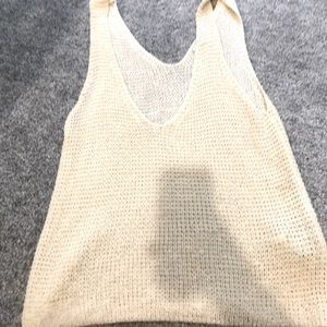 Sweater tank top